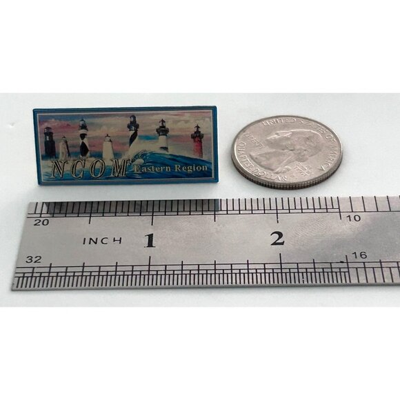 Vintage Lighthouse North Carolina Odyssey of the Mind NC OM OotM Pin - Picture 2 of 3